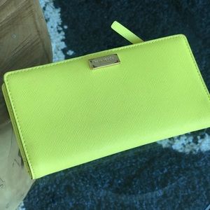 Fun Yellow Kate Spade Wallet